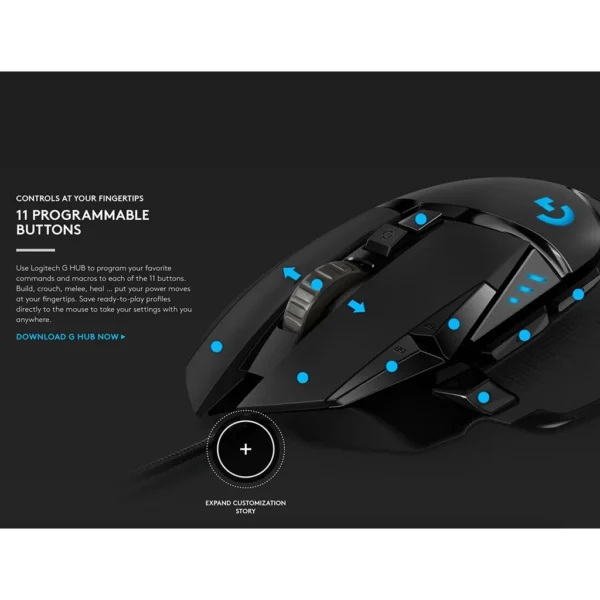 Logitech G502 Hero Gaming Mouse
