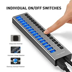 d9015261f5d77e8a4030f4431fc77a20.webp ACASIS 16 Port USB 3.0 Hub